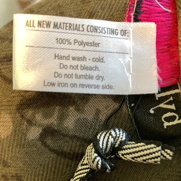 byDesign ‘Artists Series’ Shawl Butterfly Drape One Size Measures 41”x 54” flat. - Picture 16 of 16